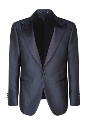Canali Single-Breasted Blue Suit