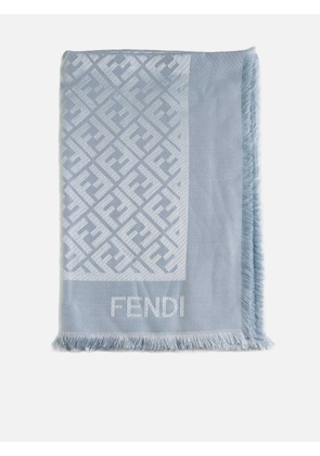 Fendi Ff Silk And Wool Shawl