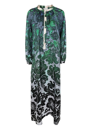 Pierre-Louis Mascia Printed Silk Twill Dress