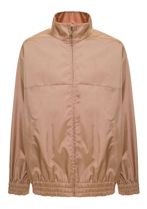 Valentino Garavani Beige Drop-Shoulder Lightweight Jacket In Polyester Man