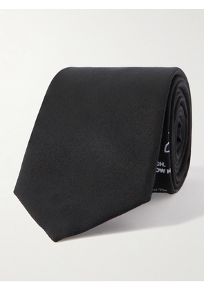 mfpen - Label Printed TENCEL™ Lyocell-Twill Tie - Men - Black