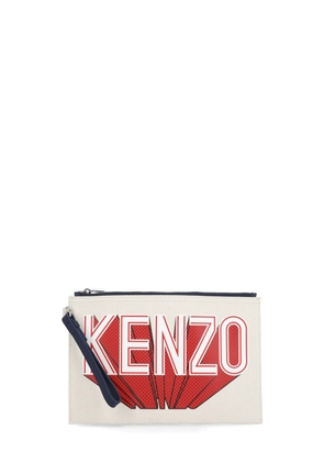 Kenzo Clutch Bag With Logo