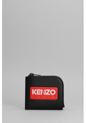 Kenzo Logo-Printed Zipped Wallet