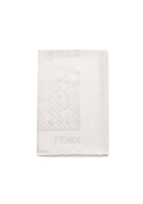 Fendi Ff Diagonal Silk Shawl