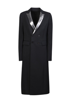 Sapio Black Lurex Tuxedo Coat