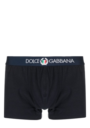 Dolce & Gabbana logo-print cotton boxers - Blue