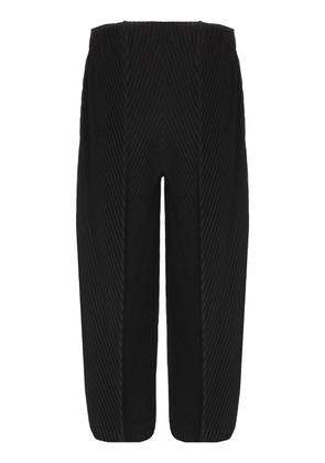 Homme Plissé Issey Miyake Pleated Cropped Trousers