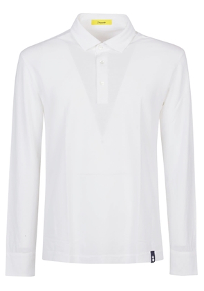 Drumohr Oxford Long Sleeve Polo Shirt