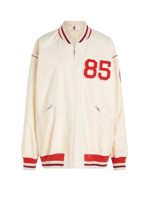 Tommy Hilfiger Oversized Baseball Jacket With Crest
