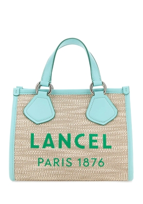 Lancel Multicolor Canvas Summer Shopping Bag