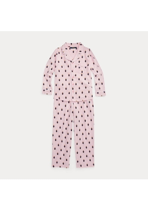 Polo Bear Cotton Flannel Sleep Set