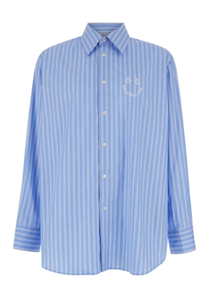Bluemarble Smiley Stripe Popelin Shirt