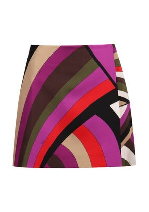 Pucci Printed Silk Skirt