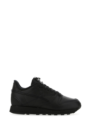 Reebok Black Leather And Fabric Project 0 Cl Memory Of Sneakers