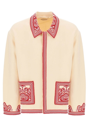 Bode Flora Bead-Embroidered Jacket