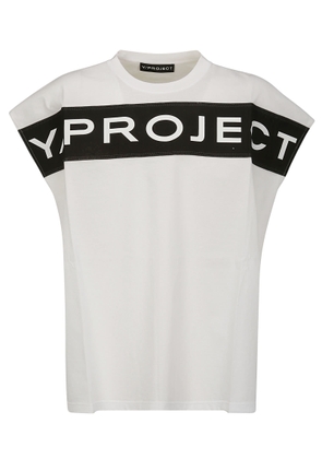 Y/project Scrunched Logo Tank Top