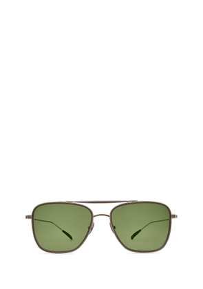 Mr. Leight Novarro S 12K White Gold-Maple/green Sunglasses