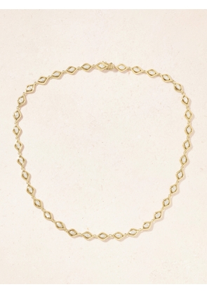 Sydney Evan - Evil Eye Eternity 14-karat Gold Diamond Necklace - One size