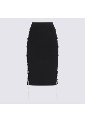 Giuseppe Di Morabito Black Cotton Blend Skirt
