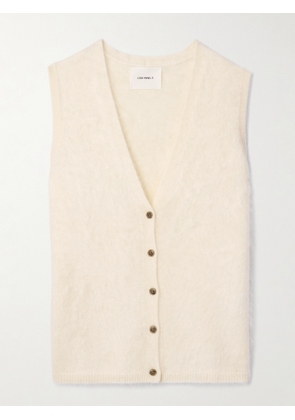 LISA YANG - Astrid Brushed-cashmere Vest - Cream - 0,1,2