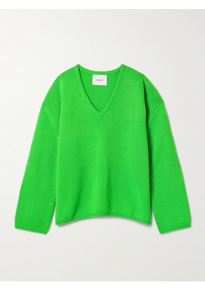 LISA YANG - Mona Cashmere Sweater - Green - 0,1,2