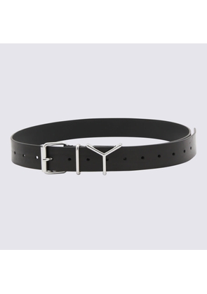 Y/project Black Leather Y Belt