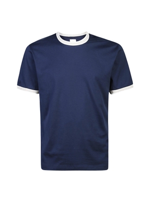 Eleventy Blue Crew-Neck T-Shirt