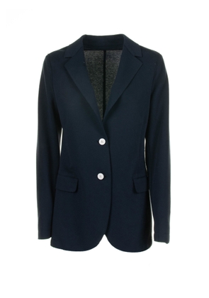 Eleventy Blue Single-Breasted Jacket