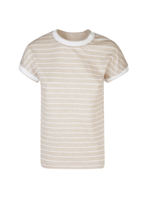 Eleventy Striped Linen T-Shirt