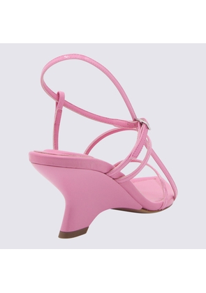 Gia Borghini Pink Leather 26 Sandals