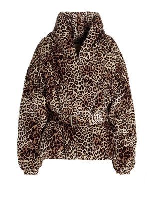 Alexandre Vauthier Leopard Down Jacket