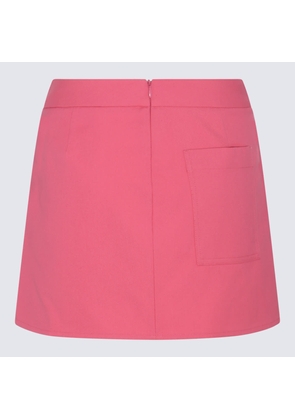 Palm Angels Pink Cotton Blend Skirt