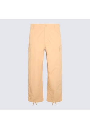 Kenzo Light Brown Cotton Cargo Trousers