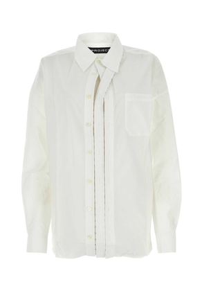 Y/project White Poplin Shirt