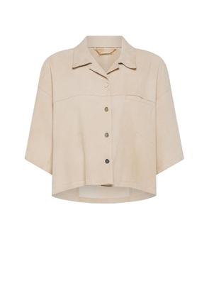 Seventy Beige Cape With Buttons