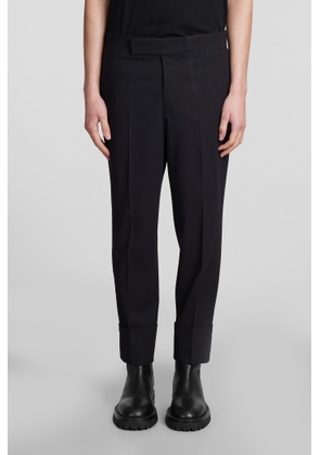 Sapio N7 Pants In Black Wool