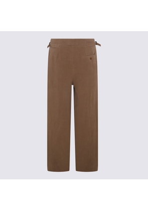 Vivienne Westwood Brown Linen Bertram Tailored Pants