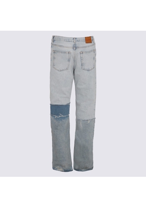Heron Preston Light Blue Cotton Jeans