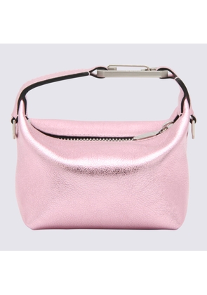 Eéra Pink Leather Tiny Moon Tote Bag