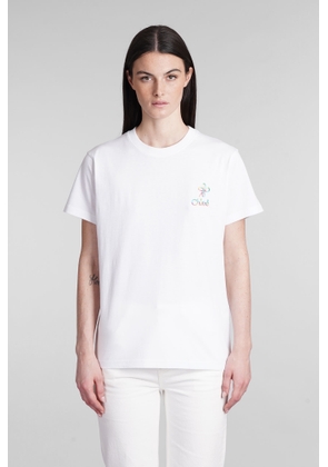 Chloé T-Shirt In White Cotton