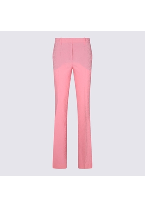 Versace Pink Wool Trousers