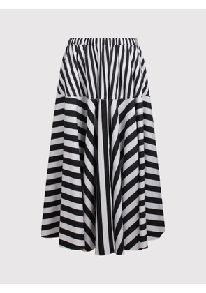 Patou Striped Maxi Skirt