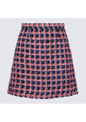 Etro Multicolor And Pink Wool Skirt