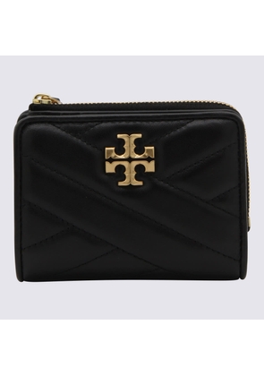 Tory Burch Black Leather Double T Wallet