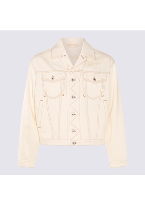 Kenzo White Cotton Denim Jacket