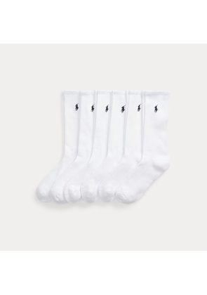 Cotton-Blend Crew Sock 6-Pack