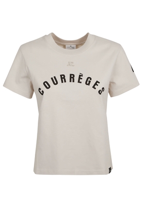 Courrèges Logo Print T-Shirt