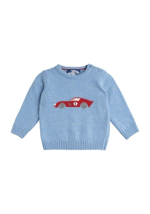Trotters Wool-Blend Sebastian Car Sweater (3-24 Months)
