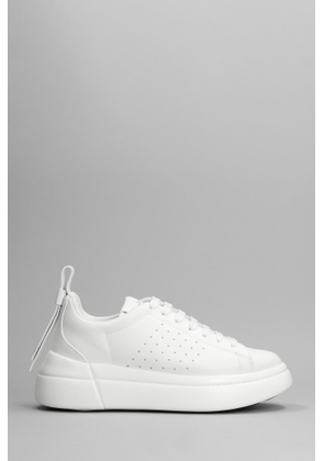 Red Valentino Bowalk Sneakers In White Leather