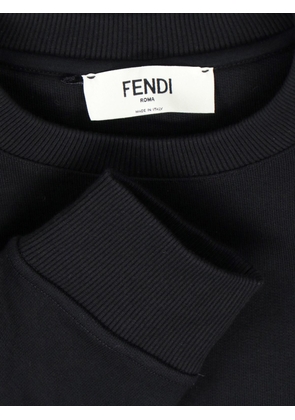 Fendi Logo Cropped Sweatshirt